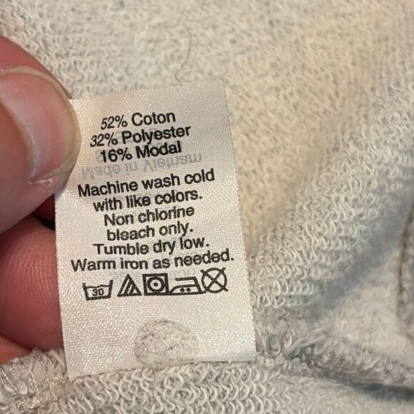 J. Crew Gray French Terry Cowlneck Dress Medium - Picture 7 of 7